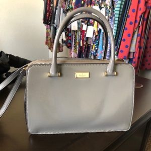 Kate Spade Gray patent leather bag